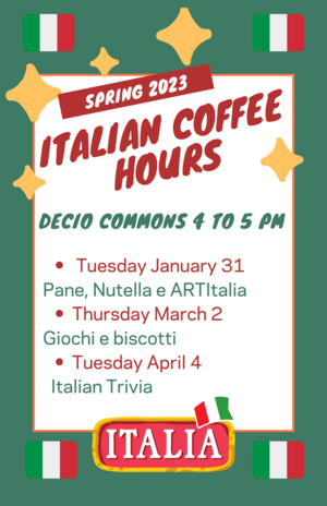 Spring 2023 Italian Coffee Hours