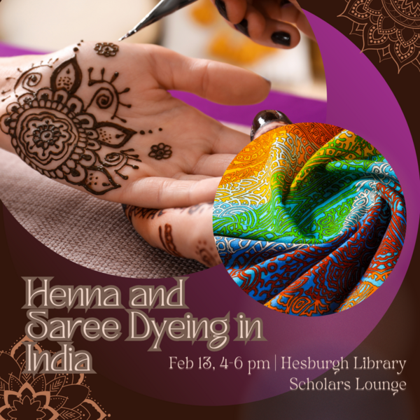 Henna and Saree Dyeing in Indian
